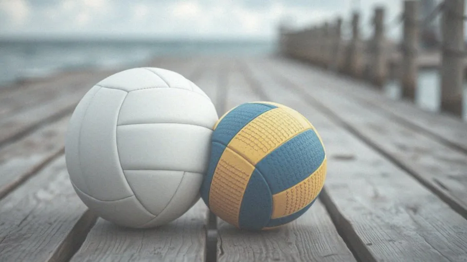 Jakie różnice występują między piłką do siatkówki halowej a plażowej?